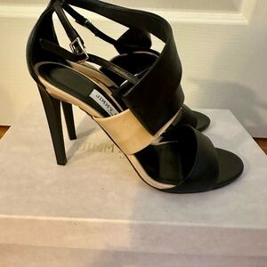 Jimmy Choo Elegant Black and Cream Heels 37